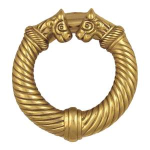 Battant de porte en laiton antique moulé, robuste, pour entrée principale - Product Image 6