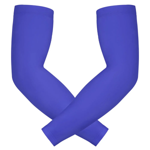 Manchon de bras unisexe rafraîchissant, élastique en spandex, de couleur unie, confortable, anti-UV, pour le sport - Product Image 3