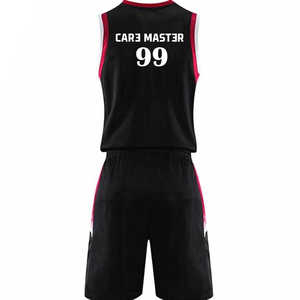 Dernières tendances en matière d'uniformes de basket-ball en gros, imprimés, couleurs et logo personnalisés, séchage rapide, respirant, 100% polyester, design élégant - Product Image 2