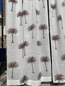 Rideau en coton imprimé à la main, panneau de fenêtre indien, vente en gros, fabricant d'usine pour l'hôtellerie, les complexes hôteliers et le marché d'exportation - Product Image 5