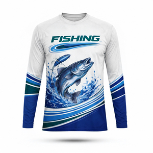 สวมเสื้อฮู้ดดีไซน์พิเศษแบบมีหน้ากาก ป้องกันแสงแดด UPF 50+ แห้งเร็ว ระบายอากาศได้ดี แขนยาว - Product Image 6