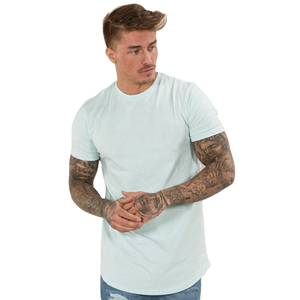 T-shirt en coton personnalisé pour homme, col rond, coupe ample, manches courtes, décontracté, mode estivale - Product Image 1