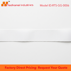 Ruban gros-grain blanc de 25 mm en gros pour nœuds et pinces à cheveux, garnitures de vêtements, emballage cadeau, artisanat, couture, emballage, décoration et usage DIY - Product Image 6