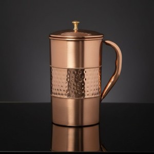 Jarra de Agua de Cobre Puro 100% para la Salud del Ser Humano, Jarra de Cobre Forjada a Mano, Jarra Turca de Cobre - Product Image 3