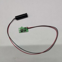 Module de pilote de diode laser à fibre haute puissance 25 mW avec contrôle par minuterie, DC9V, longueur d'onde 650 nm pour l'alignement et le marquage industriels