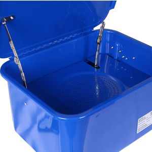 Lavatrice da banco 110V da 3,5 galloni per componenti auto, lavatrice elettrica per auto con armadietto per parti - Product Image 4
