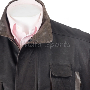 เสื้อกั๊กหนังกลับแท้ 100% สำหรับผู้ชาย และเสื้อกั๊กหนังสำหรับนักขี่มอเตอร์ไซค์ แห้งเร็ว แฟชั่นสำหรับผู้ชาย - Product Image 3