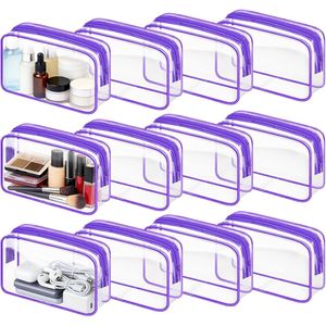 Borsa Cosmetica Trasparente Impermeabile con Organizer, Pratica per Viaggi, per Donne e Uomini - Product Image 1