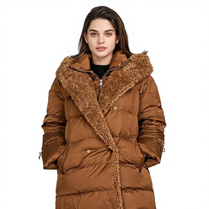 Long Hot Sale Women Winter Jacket OEM ODM Fashion Padding Women Puffer Jacket for Winter Outdoor Sports - Product Image 1