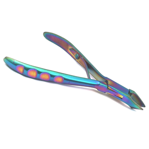Coupe-cuticules en acier inoxydable de qualité supérieure avec poignée ergonomique, outil de manucure de précision pour les soins de beauté - Product Image 1