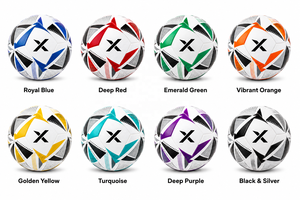 ลูกฟุตบอลแบบกำหนดเองรุ่น X |   สีขาว สีฟ้า สีทอง |   โลโก้ X |   ผู้ผลิต OEM ODM |   ดีไซน์ระดับพรีเมียม |   คุณภาพระดับพรีเมียม - Product Image 5
