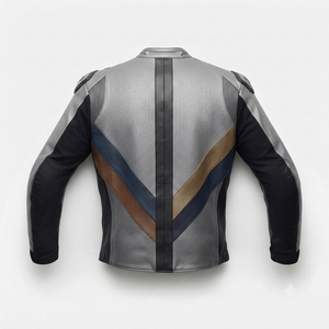 Men’s Cowhide Leather <b>Racing</b> <b>Jacket</b>/Chaqueta MotoCP Style CE Level 2 Armor Motorcycle Track Riding Protective Gear CE - Product Image 2