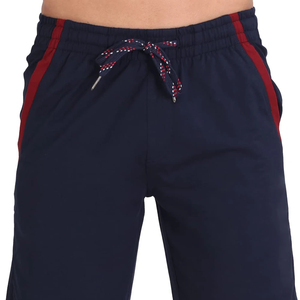 Best Price Wholesale Custom 100% Cotton Solid Men's High Street Style Breathable Quick Dry Elastic Waist Shorts - Product Image 6
