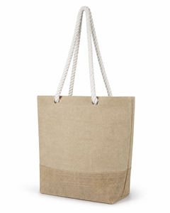 Bolsa de Playa de Lona Personalizada con Asas de Cuerda 45x35x14 cm, Logotipo Impreso, Fabricante Mayorista, OEM, ODM, Marca Privada - Product Image 4