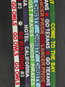 Bolso hecho a mano duradero a la moda Gameday con cuentas al por mayor, bolso personalizado para equipo universitario, bordado personalizado con cuentas de semillas - Product Image 5