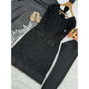 Ensemble Dupatta haut-bas et magnifique pour femmes - Product Image 3