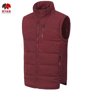 เสื้อกั๊กผู้ชายสำหรับฤดูหนาว แบบไม่มีแขน ผ้าบุนวม อุ่นสบาย ผ้าเนื้อนุ่ม คุณภาพพรีเมียม - Product Image 4