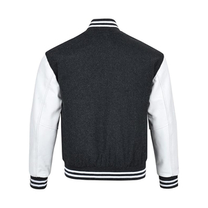 Chaqueta Varsity Reversible Acolchada para Hombre, Mezcla de Nailon y Poliéster, de Doble Uso, Estilo Béisbol Universitario, Forro Acolchado, Ropa de Calle para Invierno - Product Image 4