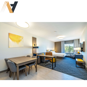 Luxury Comfort Inn Hotel Room Furniture Juegos de camas gemelas de metal de madera OEM ODM Directo de fábrica Vietnam Diseños de dormitorio de la mejor calidad - Product Image 1