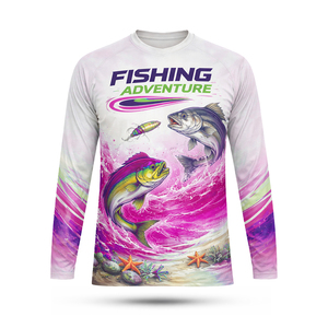 Jersey de Poliéster 100% Transpirable de Secado Rápido con Estampado UV, Talla Grande, Manga Larga, para Venta al Por Mayor, Protección Solar UPF +50 - Product Image 6