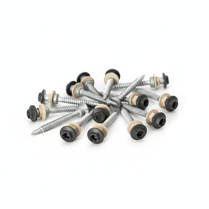 สกรูเจาะยึดหัวหกเหลี่ยม PDC รุ่น 12 เหล็กกล้าคาร์บอน คลาส 4.8 และ 6.8 ชุบสังกะสี/ชุบกัลวาไนซ์ เกลียวหยาบ นิ้ว - Product Image 1