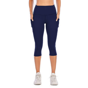 Nouveau design 2025 – Legging capri grande taille pour femme, séchage rapide, idéal yoga et gym – Service OEM, legging capri personnalisé - Product Image 2
