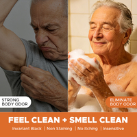 Savon artisanal au tanin de kaki coréen pour une élimination puissante des odeurs corporelles et un nettoyage en profondeur sous la douche
