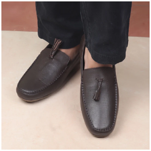 Mocasines formales Red Chief Brown para hombre, elegantes zapatos de oficina sin cordones, calzado clásico de negocios, zapatos de vestir de cuero cómodos - Product Image 2