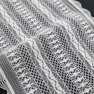 Geometric Scalloped Stretch Lightweight <b>Lace</b> Fabric Nylon Spandex 17.5cm <b>Elastic</b> Warp Knit Customized Color Custom Designs for - Product Image 2