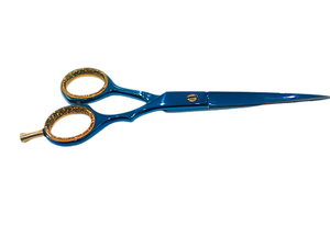 Tijeras de Peluquería Profesionales de Acero Inoxidable Quirúrgico con Punta Cerrada y Mango de Goma para Uso en Salón y en Casa - Product Image 4