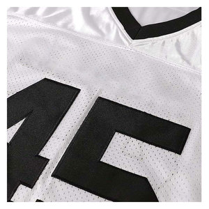 Camisetas de Rugby Personalizadas al por Mayor con Logotipo, Unisex, Tallas Grandes, 100% Poliéster, Retro, Nombre del Equipo de Fútbol Americano, Cowboys, Conjunto en Blanco - Product Image 4