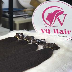 Machine d'extensions de cheveux vietnamiens de meilleure qualité Double trame de cheveux humains vierges en ligne droite naturelle pour la fabrication de perruques en gros - Product Image 3