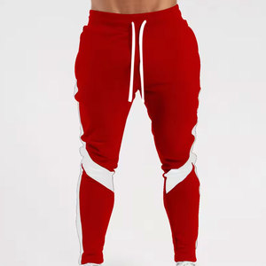 Mens Winter Sportswear Casual Embroidered Fleece Lining Joggers 100% Cotton Canvas Waterproof Breathable Drawstring Closure - Product Image 2