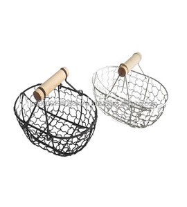 Cesta de pan de Color negro de hierro a granel con la cesta de alambre de forma Rectangular de la mejor calidad para accesorios de cocina - Product Image 4