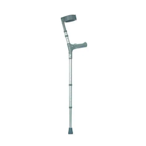 Muletas de codo ajustables, ligeras y duraderas para uso hospitalario y domiciliario - Ayuda para caminar en casos de pie caído, esguince de tobillo y fractura - Product Image 1