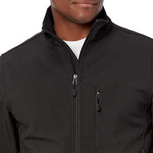 Veste softshell imperméable coupe-vent avec logo personnalisé, doublure en polaire, veste de randonnée pour homme - Product Image 2