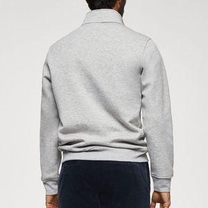 Custom <b>Men's</b> Quarter Zip Hoodie | Heavyweight 340g Woven Fabric Winter Sweatshirt | Casual Outdoor <b>Pullover</b> <b>for</b> <b>Men</b> - Product Image 1