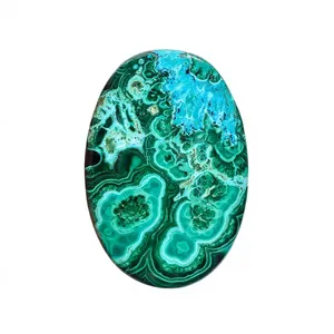 Chrysocolle naturelle et Malachite forme mixte pierres précieuses en vrac pour la fabrication de bijoux pierre de roche spécimen minéral - Product Image 3