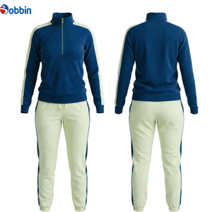 Conjuntos Deportivos Ecológicos Personalizados para Mujer, Diseño 2 en 1, Estilo Hip Hop, Top en Contraste, Jogger, Moda Casual de Invierno - Product Image 2