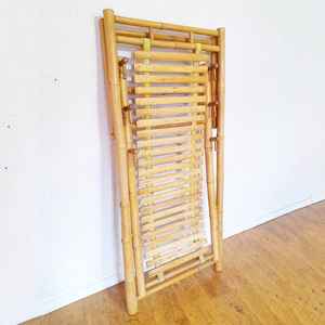 Chaise longue en bambou naturel, mobilier d'extérieur, durable, fabriqué à la main, pliable, écologique, pour salon, en provenance du Vietnam - Product Image 4