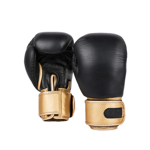 Secure Padding Leather Boxing Gloves Impact Control Punch Protection Wrist <b>Support</b> Fitness Workouts Boxing Gloves Adults - Product Image 1