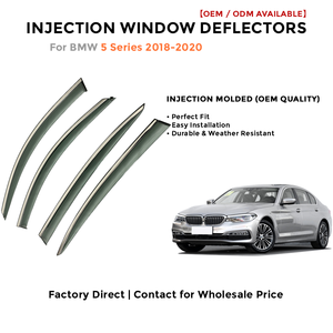Deflector de Viento para BMW Serie 5 2011-2017 2018-2020, Protector Solar y de Lluvia, Visera para Ventana de Coche - Product Image 3