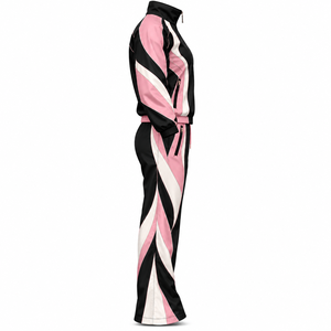 Ensemble de survêtement unisexe en polyester avec logo personnalisé, coupe-vent deux pièces décontracté, ensemble de vêtements d'extérieur pour l'automne - Product Image 4