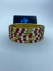 Premium Handforge Global Impex Women's Ethnic Resin Brass Cuff Bangles & <b>Bracelets</b> Wholesale Supplier Manufacturer Party Jewelry - Product Image 2