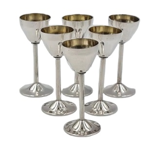 Verres à vin en acier inoxydable, gobelets à champagne, verres à vin en acier et aluminium 100% réels, taille personnalisée - Product Image 1
