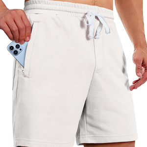 ราคาดี จัดส่งเร็ว ขายดี กางเกงขาสั้นจ็อกเกอร์ 80% ผ้าฝ้าย 20% โพลีเอสเตอร์ กางเกงขาสั้นรูดเชือก กางเกงขาสั้นแฟชั่นสำหรับผู้ชาย คุณภาพดี - Product Image 3