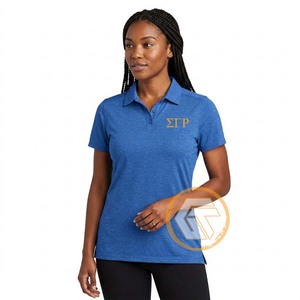Camiseta Amarilla para Mujer Sigma Gamma Rho con Logotipo Bordado, Corte Regular, Transpirable, Ecológica, 100% Algodón, Primavera - Product Image 4