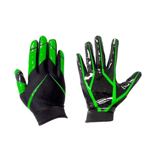 Gants de football américain pour hommes, paume lisse, matériau polyester, protection antidérapante, confortables - Product Image 3