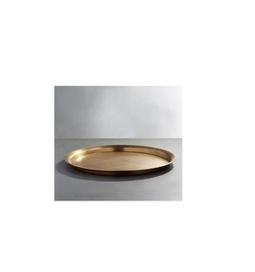 Elegant Handmade Brass Serving <b>Tray</b> For Dining Table Tea Coffee <b>Snacks</b> Drinks Serving Decorative Luxury Brass <b>Tray</b> - Product Image 6