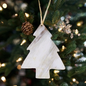 Elegant Natural Horn <b>Christmas</b> Elephant Ornament Horn Holiday <b>Decoration</b> Cross Shape Hanging Decor for Tree - Product Image 3